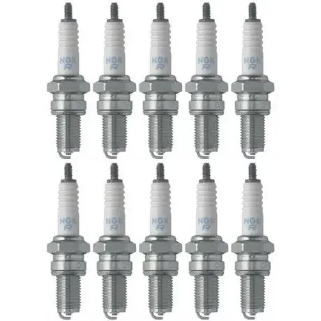 Set 10 NGK Standard Spark Plugs Yamaha GRIZZLY 450 2014 450cc