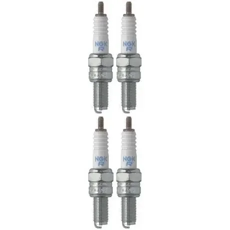 Set 4 NGK Standard Spark Plugs for Kawasaki KLX300-R 2007-1997 Engine 300cc