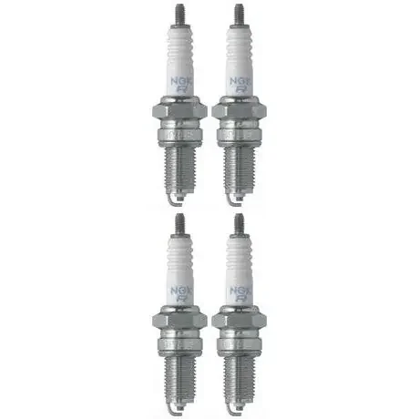 Set 4 NGK Standard Spark Plugs for Kawasaki VN1500-G 2001-1999 Engine 1500cc