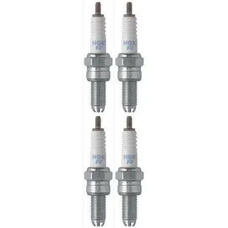 Set 4 NGK Standard Spark Plugs for Kawasaki Z750S 2006-2005 Engine 750cc