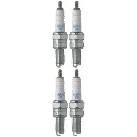 Set 4 NGK Standard Spark Plugs for Kawasaki ZX-6R 2007 Engine 600cc