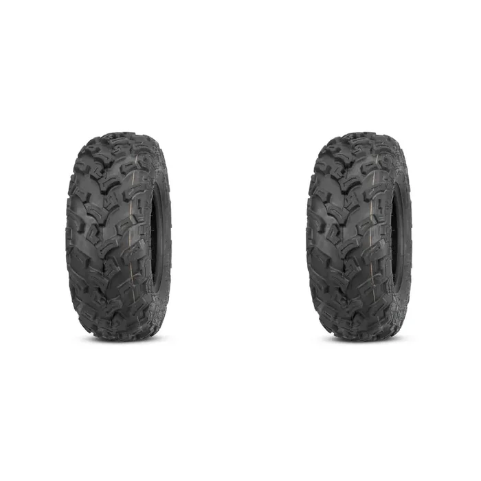 Set of 2 QUADBOSS QBT447 Front Tires 25×8-12 6-ply