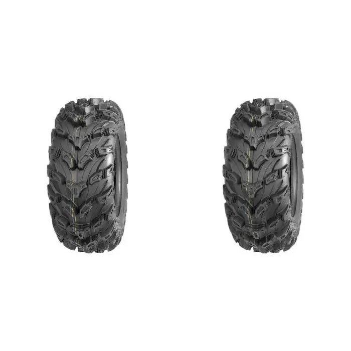 Set of 2 QUADBOSS QBT672 Rear Tires 27x11R-12 8-ply