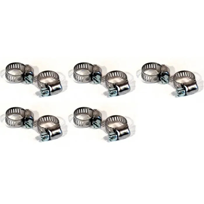 Set of 5 Hose Clamp 1-1/16 Inch To 2 Inch