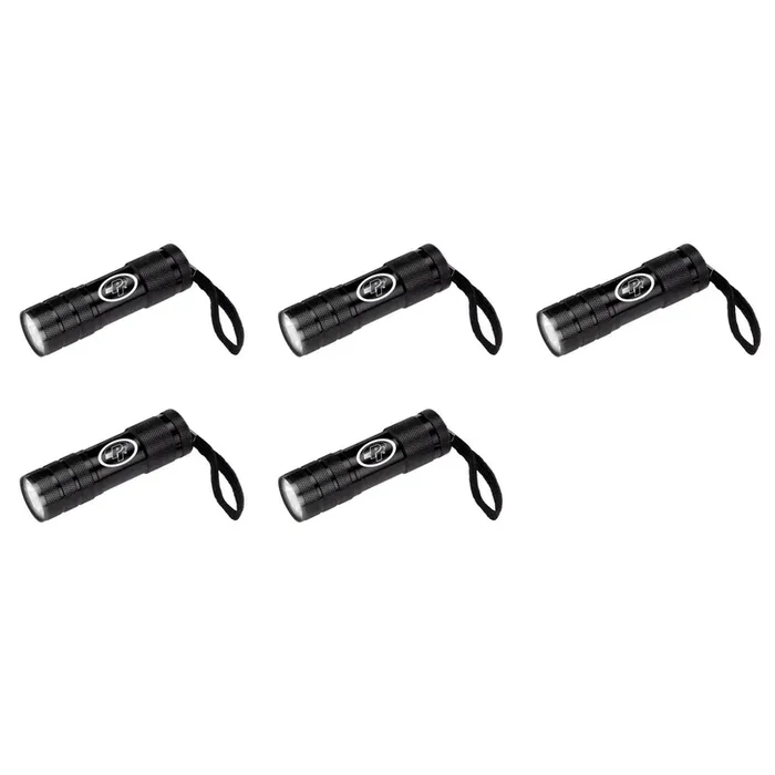 Set of 5 Pocket Led Flashlight 55 Lumens