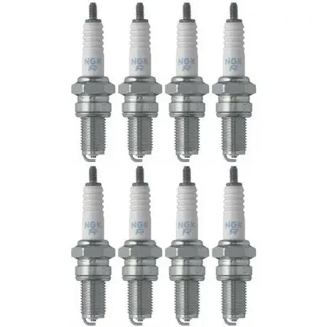 Set of 8 NGK Standard Spark Plugs for Yamaha KODIAK 4WD 2006-2003 Engine 450cc