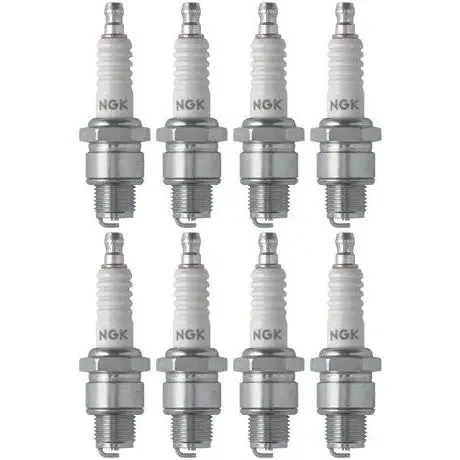 Set of 8 NGK Standard Spark Plugs for Yamaha RX50 1984-1983 Engine 50cc