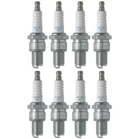 Set of 8 NGK Standard Spark Plugs Polaris INDY TRAIL TOURING 2000 Engine 550cc