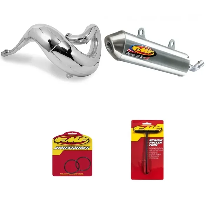Silencer, Fatty Exhaust Pipe, O-Ring, Spring & Tool Kit KAWASAKI KX250 1999-2000
