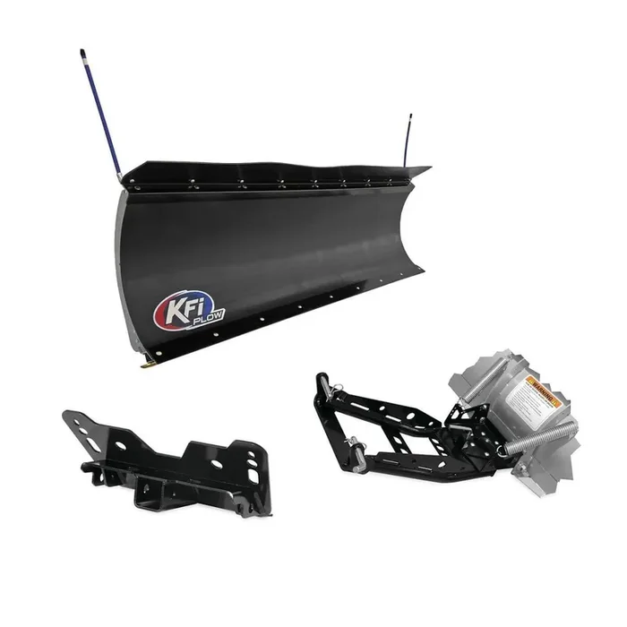 Snow Plow Kit 66″ For Polaris 900 RZR XP 4 2012-2014 (Pro-Poly) Mid Mount