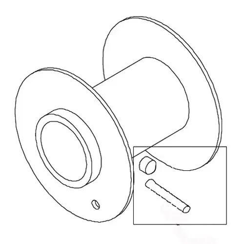 SPI AC-12002I Replacement Drum Assembly For 6212002 Winch