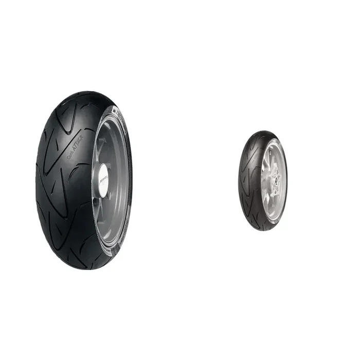 Sport Attack HyperSport Front & Rear Tire Set, 120/70ZR17 58W & 180/55ZR17 73W)