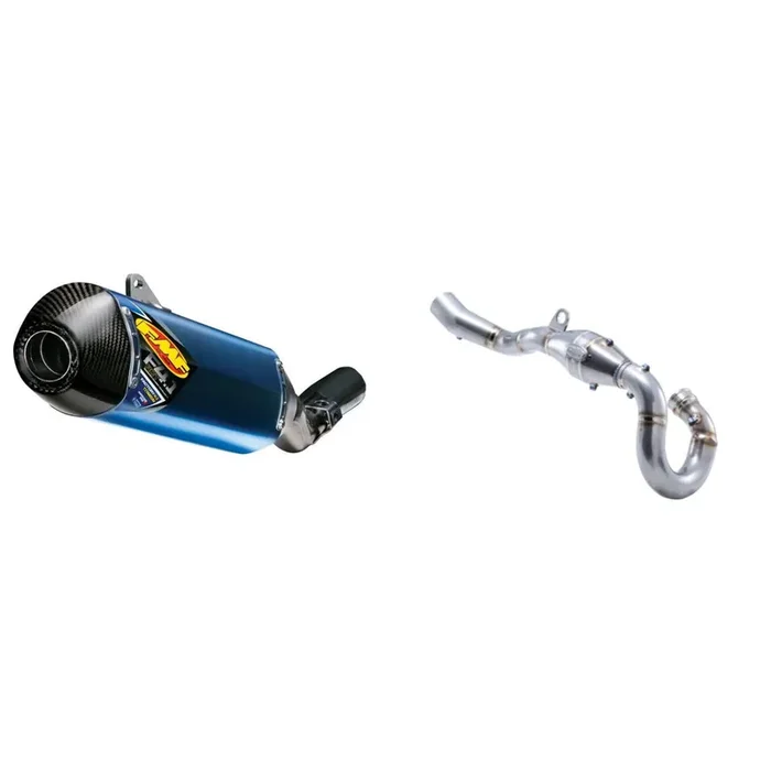 TI Megabomb Header & Factory 4.1 RCT TI SO Muffler fits KTM 250 XC-F 2016-2017