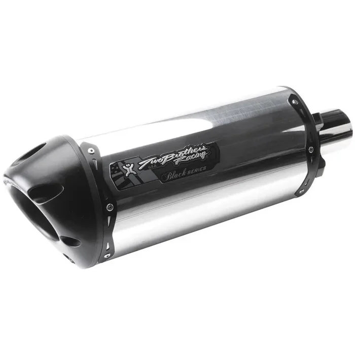 Two Brothers Racing Slip-On System – M-2 Black for Kawasaki ZX636R/6RR 03-04