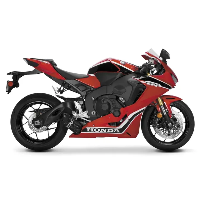 Two Brothers Slip-On System – S1R Black/Carbon Fiber for Honda CBR1000RR 2017