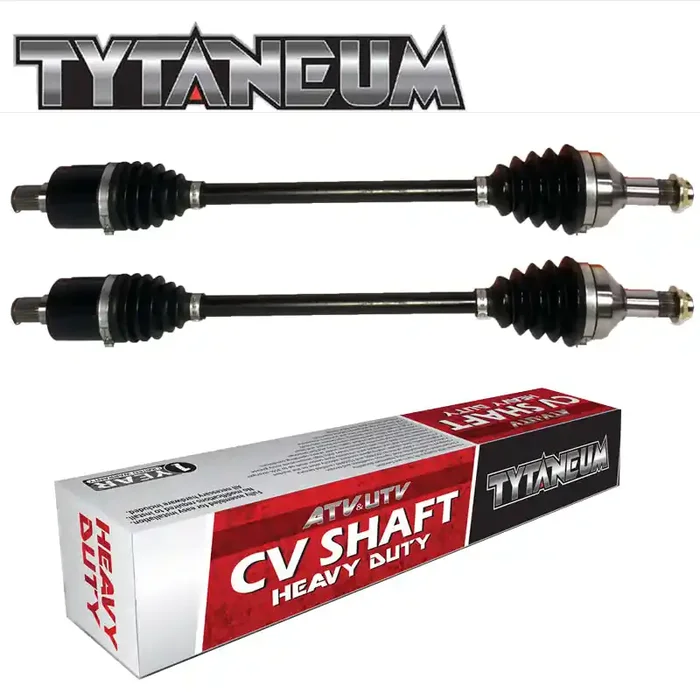 Tytaneum Heavy Duty Front CV Axle Set For 2018-2019 Polaris Ranger Crew XP 900 EPS