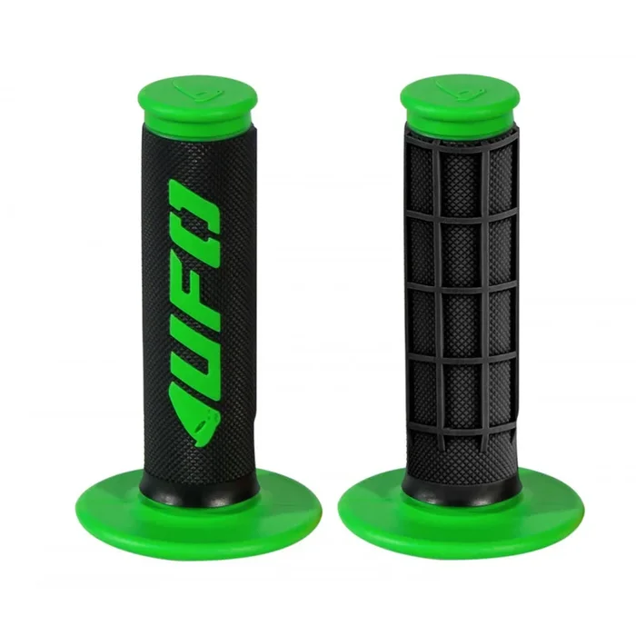 UFO CHALLENGER GRIPS DUAL DENSITY HALF-WAFFLE (GREEN)