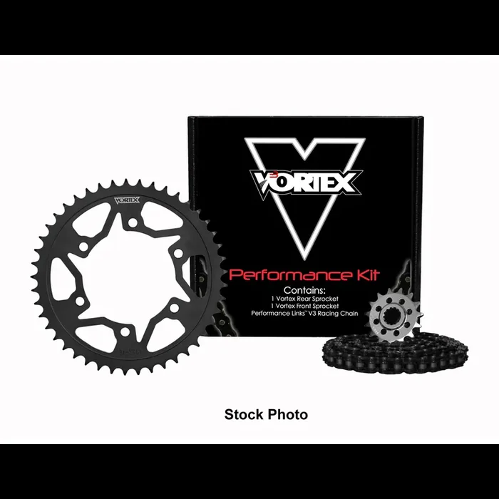 Vortex Black GFRS 520RX3-120 Chain and Sprocket Kit 16-47 Tooth – CK6154