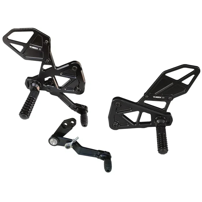 Vortex Racing Adjustable Rear Set Black – RS591K