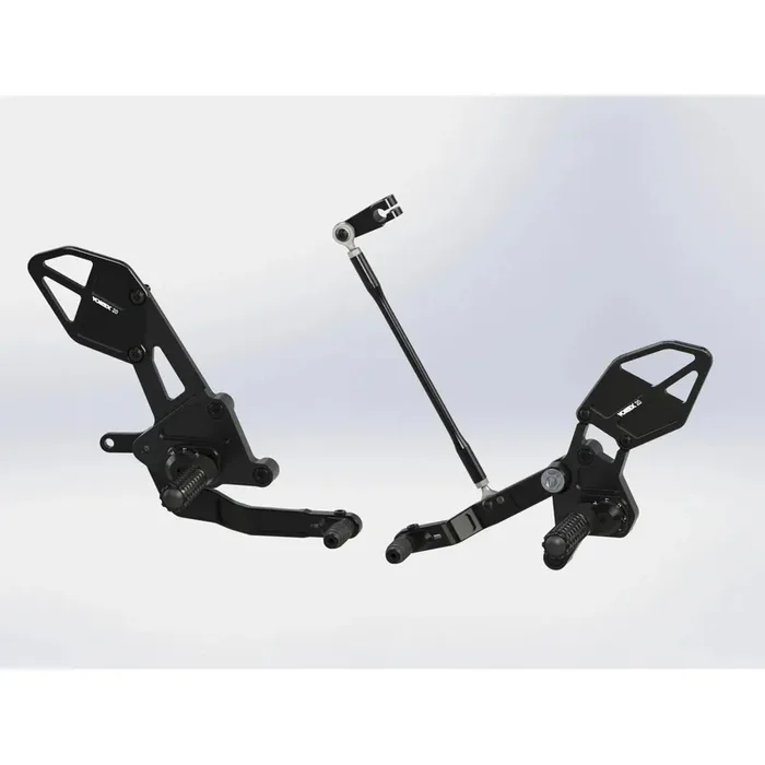 Vortex Racing Adjustable Rear Set Black – RS651K