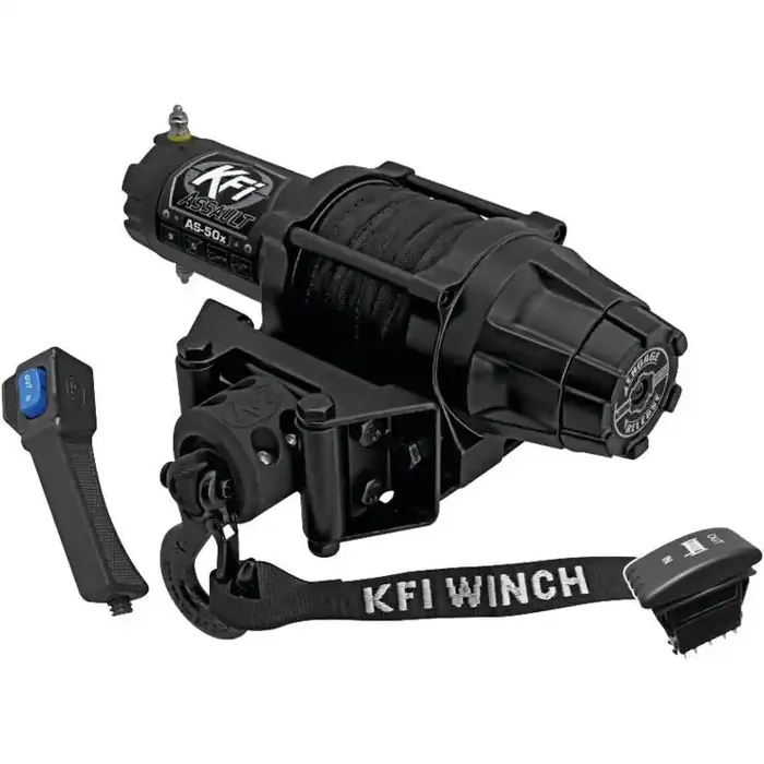 Winch Kit 5000 lb For Arctic-Cat / Textron 500 ALTERRA TRV 4×4 2017 (Synthetic Rope)