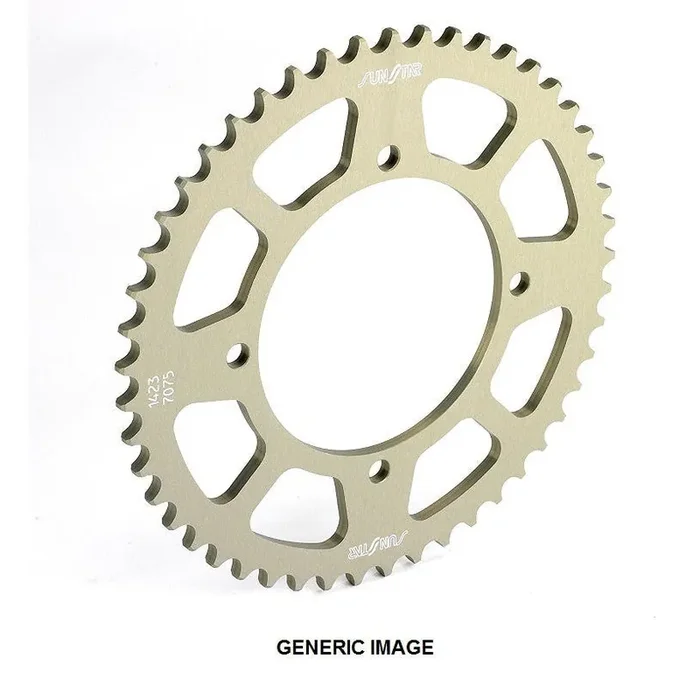 Works Triplestar Rear Aluminum Sprocket 52T for OFFROAD KAWASAKI KX80L 1988