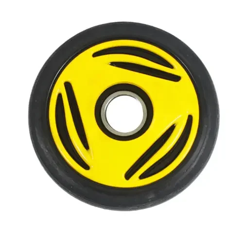Yellow Idler Wheel 135MM OD X 25MM ID SKI-DOO All models GT/Legend 02-05