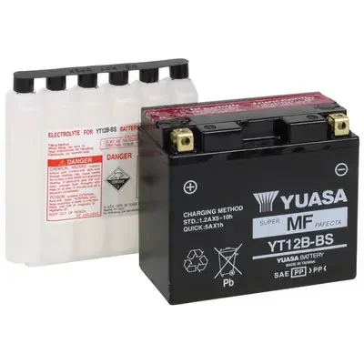 Yuasa Aprilia Sportcity 200 05-06 Maintenance Free Battery